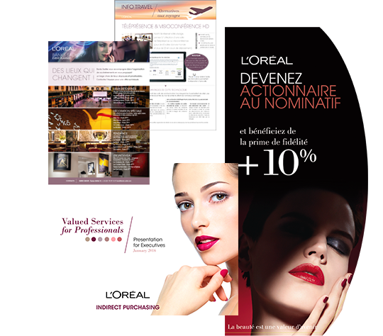 présentation/dossier/newsletter - L'Oréal
